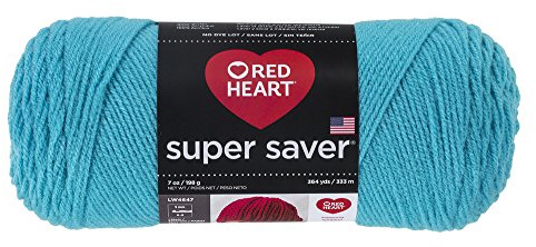 RED Heart Super Saver Yarn, Turqua
