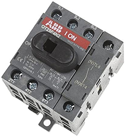 Abb-entrelec ot25f4n2 Schalter, 4-polig, 32 A, 25/20 A/A