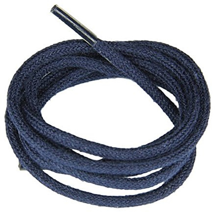 Collonil 1 Paar Schnürsenkel Kordel - rund - dick - Ø 3 mm Längen (120 cm, dunkelblau)