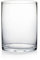 WGV Zylindervase, offene Breite 15,2 cm, Höhe 20,3 cm, klares Glas, Blumen-Behälter, Kerzenhalter für Hochzeit, Party, Event, Home Office Decor, 1 Stück
