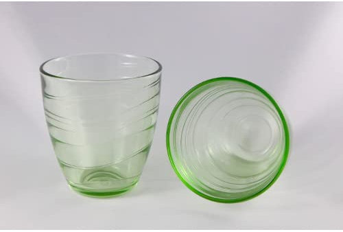 Pasabahce Set di 6 bicchieri per acqua e succo, 280 ml, colore: verde lime
