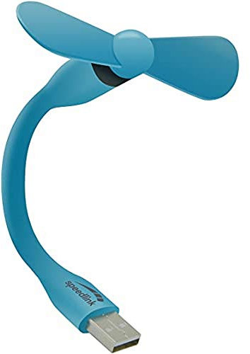 Speedlink AERO Mini USB Fan Ventilator für PC, Laptop, Powerbank - Blau