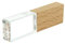 Clé USB 2.0 8/16 / 32/64 Go - Clé USB - Design Unique Transparent avec Coque en Bois et Flash - Cadeau Amusant et Pratique pour Une Amie 64 go