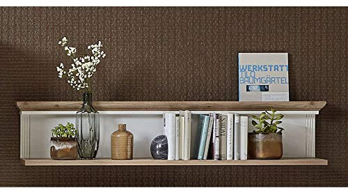 Lomadox Wandboard im Landhaus-Stil Pinie hell & Artisan Eiche Nb. Breite: 142 cm