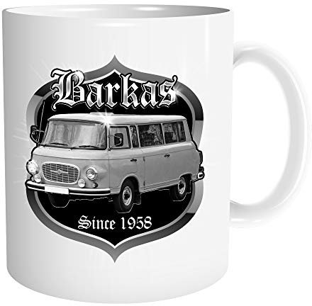 Uglyshirt89 Barkas Tasse | Kaffeetasse Teetasse Geschenk DDR Trabant IFA Osten