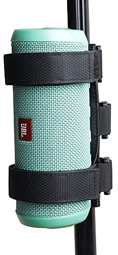 Hermitshell Bluetooth Speaker Mount for Golf Cart Accessories Railing Bike - Adjustable Strap for JBL FLIP/OontZ Angle/Anker/Doss/AOMAIS/Sony XB 22,31/Bose Most Speaker