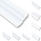 Moulures de plafond en polystyrène XPS - 4 m - Baguette de finition blanc - 50 x 50 mm - Profilés décoratifs en polystyrène - Moulures décoratives - Paquet économique NS50