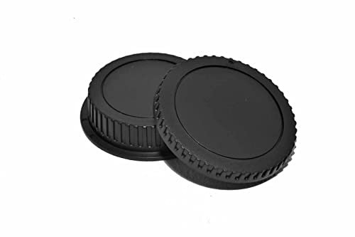 Kood Body & Back Cap Set for Canon EOS EF/EF-S Lenses & Camera Bodies Rear Lens Cap & Body Cap Canon EOS EF/EF-S
