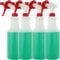 Kunststoff-Sprühflaschen, auslaufsichere Technologie, leer, 900 ml, HDPE, kommerzielle Qualität, robuste Flaschen, für Reinigungslösungen, mit Messungen, für industrielle und private Nutzung, 8 Sets