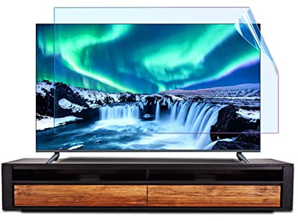 27-75 Pollici Matte Protezione Schermo TV Antiriflesso, Pellicola Protettiva Schermo, Anti Luce Blu/Anti-radiazioni/Pellicola Antigraffio, Proteggi I Tuoi Occhi Per LCD, LED, 4K OLED E QLED HDTV SHOWE