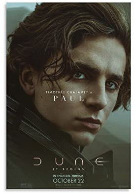 NANXIANG Dune Filmposter Classic Sci Fi Filmposter 2 Leinwandposter Wandkunst Bild Drucke Hängende Foto Dekor Home Poster Kunstwerke 30,5 x 45,7 cm (30 Stück)