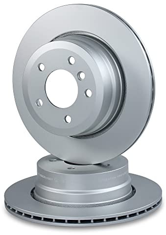 ATEC Germany 2x Bremsscheiben hinten Ø 320 mm belüftet Kompatibel mit BMW 5er (E60), 5 Touring (E61)