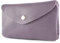 modamoda de P11 Portefeuille en cuir pour femme, taille M, fabriqué à la main en Italie, Violet pastel., m, Petit porte-monnaie léger