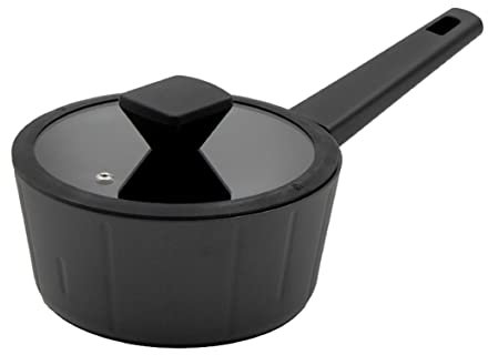 Blackmoor 67389 Neuvo 18cm Saucepan with Lid/All Hob Types Incl. Induction, Gas, Electric/Non-Stick 5-Layer Cookware/Recycled Body and Soft Touch Handle