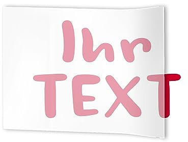 Schriftzug Wunschtext selbst selber Buchstaben Sticker gestalten Auto Bike Fahrrad Sticker Tuning ab 10cm bis 100cm