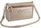 FULEI Damen-Handtaschen, Schultertaschen, klein, quadratisch, weiches PU-Leder, Umhängetasche, elegante Schmetterlings-Dekoration, gold