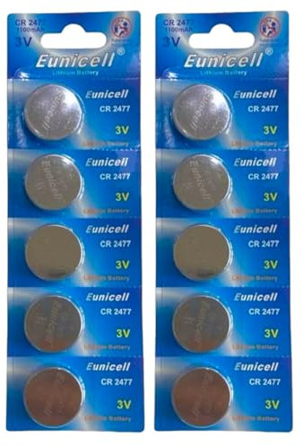 CR2477 Batteries (10 pack) 3V volt DL2477 CR2477 ECR2477