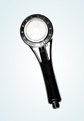 Eco2-Douche Original - Nouvelle Version - Pommeau de Douche Écologique & Économique - Universel - Médaillée au Concours Lépine - Conception Française - Douchette Noir