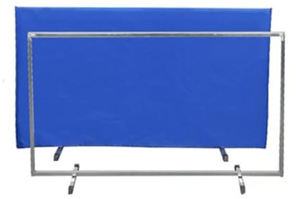 Tischtennis-Absperrung, Faltbarer Sichtschutz for Tischtennisplatztraining, Robuster Club-Match-Surround-Barriereblock, Geeignet for Schulen, Stadien (Size : 140x75CM-8PCS)