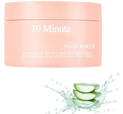 2Stück 10-Minute Vitamin-Infusion Hair Mask, 10-Minuten-Vitamin-Infusion-Haarmaske 100g, 10-Minuten-Superfood-Haarmaske, Glimmer-Haarmaske, Haarmaske für geschädigtes Haar, Tiefenpflegende Haarmaske