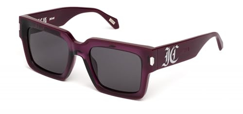 Just Cavalli SJC108V 0887 LILLA GLITTERY ARGENTO LUCIDO 53/21/140 UNISEX Sonnenbrillen