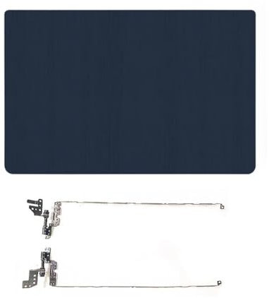 WANGHUIH 15.6 LCD Back Cover Top Lid + Screen Hinges Compatible with Lenovo IdeaPad 15s 3-15ITL6 3-15ADA6 3-15ALC6 Laptop Blue