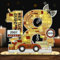 Belillpipi 2025 Holzfarbe Originelle 18 Geburtstag Deko Geburtstag Holz mit LED, Frauen & Männer Geburtstag Pixel Retro Holz-Schild Gästebuch für Geschenke, Partys, Geburtstage, Jubiläum