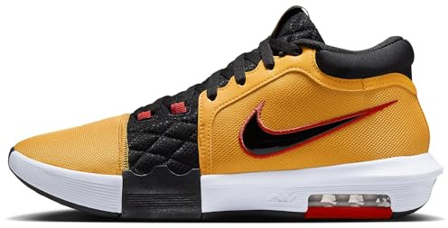 Nike Lebron Witness VIII, Men's Basketball Shoes, University Gold Black, 12 UK