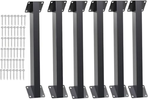 45 Degree Corner Bracket Support Kit - 6 Pack Wood Pole Brackets for DIY Gazebo Pergola & Interior Joints - Corner Bracket Mounting Solution