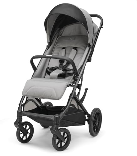 Inglesina Zenit 2 Kinderwagen, Horizon Grey, Kompakt und Leicht, Bis 22 kg, Rückenlehne 170° Verstellbar, Räder mit Federung, Breiter Sitz, Exklusive Amazon