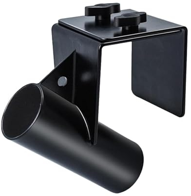 Amagogo Angelrutenhalter, Metall, Feste Clip-Halterung, Eimer-Zubehör, Klemme am Eimer, Schlitten, Eisschlitten-Rutenhalter