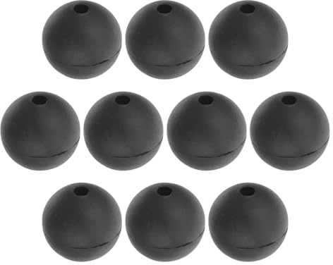 Alipis 10pcs Rubber Head Tongue Drum Mallet for Percussion Instruments Soft Musical Instrument Stick Tips for Beginners Educational Drum Hammers