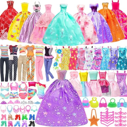 101 PCS Vêtements et Accessoires pour Poupées 11,5 Pouces