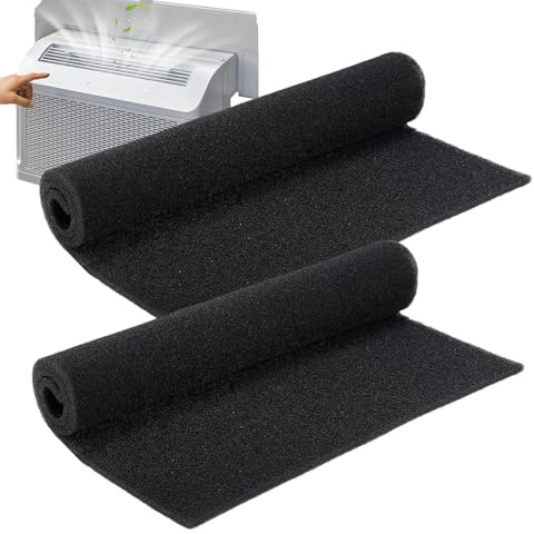 Window AC Filter 2 Pieces Reusable 24 Inchx15 Inch