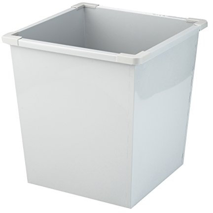 AVERY Steel Bin Square 27L Grey 631GREY