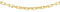 CARISSIMA Damen 1.3 mm Diamantschliff Belcher Halskette 9k (375) Gelbgold 51 cm/20 zoll 1.14.0095