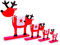small foot Deko-Elche „Stern“, Winterdekoration, aus Holz, 4-teilig. Art-Nr. 6599