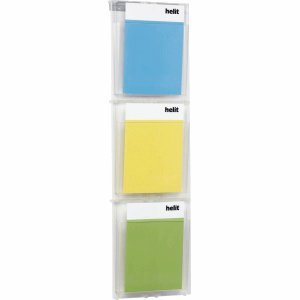 Helit Prospekthalter-Wandset 3 x DIN A4 glasklar