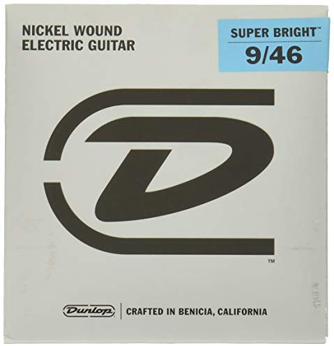 Dunlop DESBN0946 Super Bright Gitarrensaiten, Light/Heavy.009-.046, 6 Saiten/Set