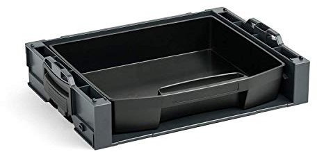 L-BOXX Sortimo i-Rack aktiv anthrazit bestückt mit LS-Schublade 72 schwarz