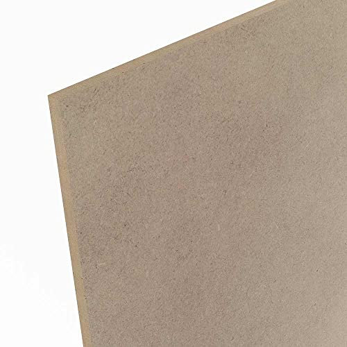 3mm HDF Platte 25x25 cm roh