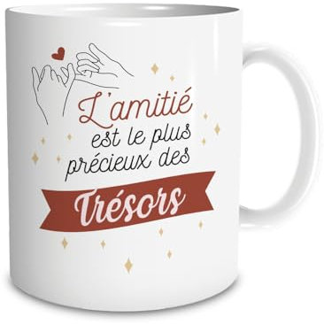 STC Mug Ceramique L'amitié est le plus précieux des trésors