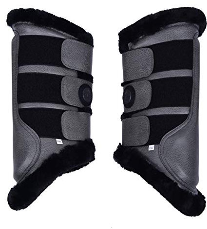 Kingsland Gamaschen Juan für Hinterbeine, Cob | Grau