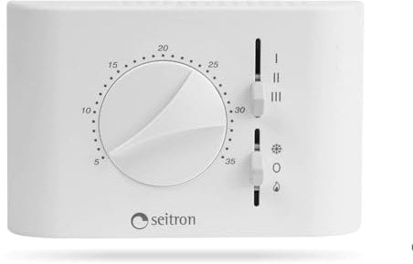 Seitron termostato per ventilconvettori fan-coil diamond new line 230V TFD01M