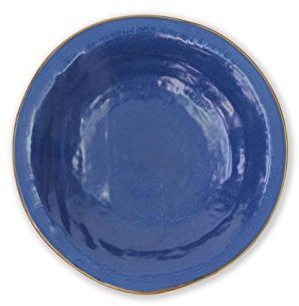 Novità Home Mediterraneo 4 Piatti Fondi Gres Blu