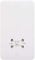 Schneider Electric Lisse White Moulded - Shaver Socket, Dual Voltage, 115/230V, GGBL7090S, White