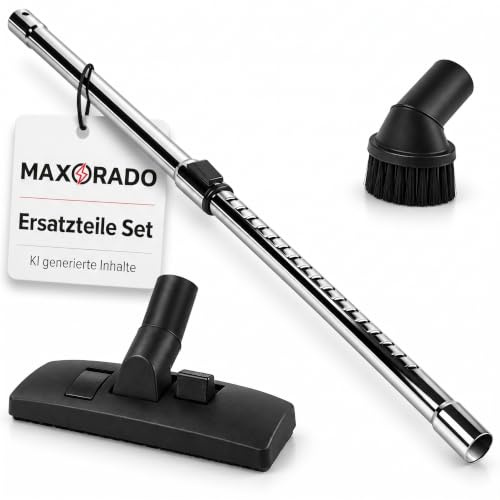 Maxorado 35mm Staubsaugerrohr Kombidüse Staubpinsel für Staubsauger Siemens VS 06 G 2410 Synchropower Power Edition