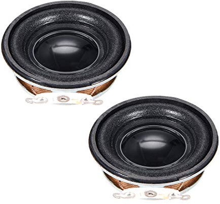 uxcell 3W 4 Ohm DIY Speaker 40mm Round Shape Replacement Loudspeaker 2pcs