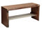 MASSIVMOEBEL24.DE Garderobenbank Akazie 81x30x40 braun lackiert Pure Acacia #816