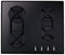 CDA 60cm Gas on Glass 4 Burner Gas Hob - Black